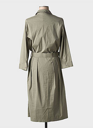 Rochie midi mâneci lungi mâneci lungi verde REPEAT femeie