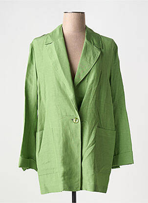 Jachete casual guler tip costum verde PENNYBLACK femeie