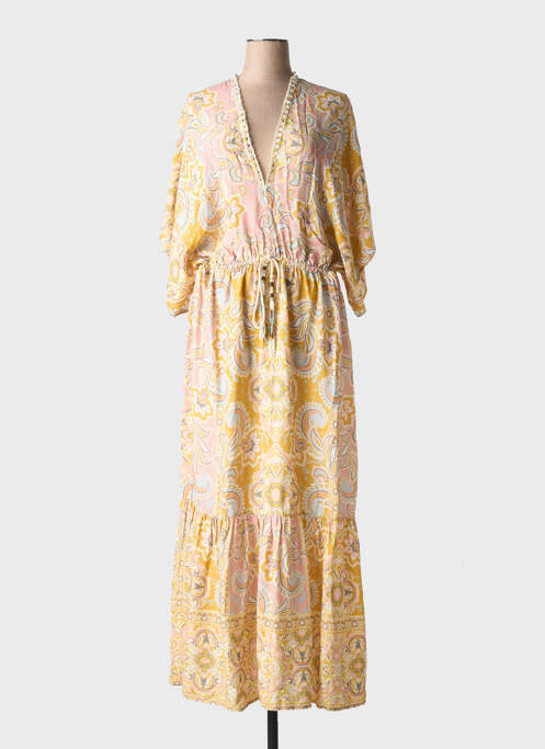 Rochie lungă galben FUEGO WOMAN femeie