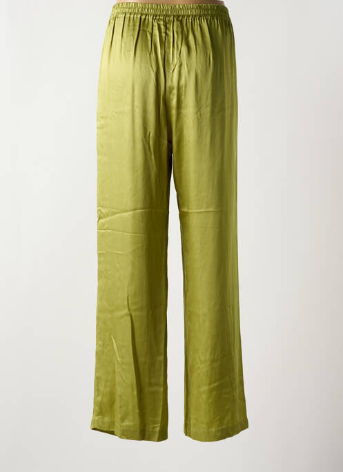 Pantalon larg verde LAUREN VIDAL femeie