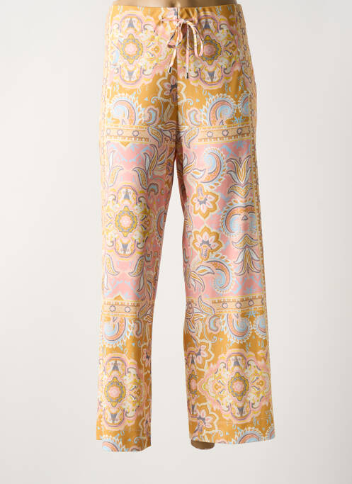 Pantalon drept galben FUEGO WOMAN femeie