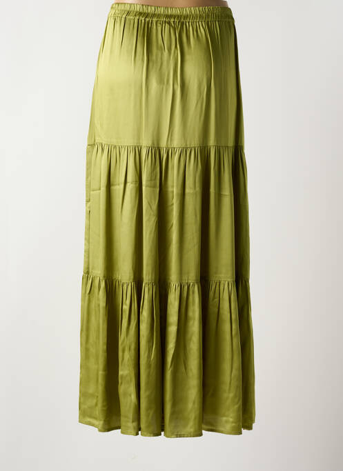 Fustă lungă verde LAUREN VIDAL femeie