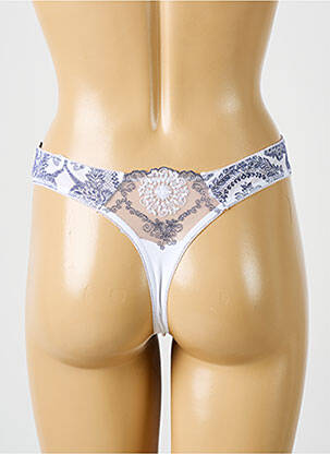 Tanga broderie albastru EMPREINTE femeie