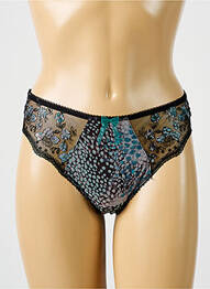 Tanga elasticitate negru FANTASIE femme