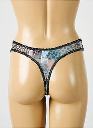 Tanga elasticitate negru FANTASIE femeie