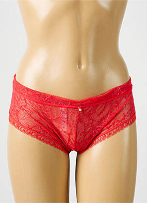 Shorty elasticitate portocalie LEJABY femeie