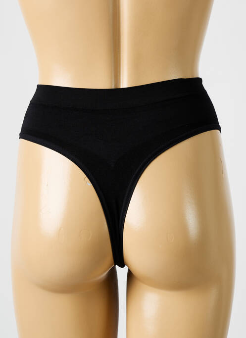 Tanga negru BARBARA femeie