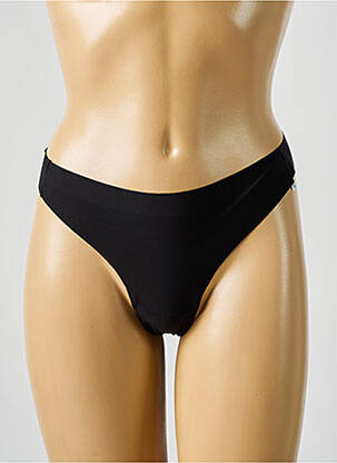 Tanga elasticitate negru WACOAL femeie