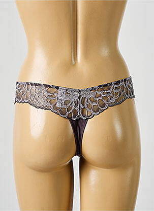 Tanga broderie violet WACOAL femeie