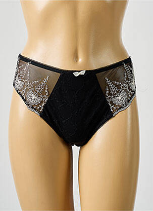 Tanga elasticitate negru FANTASIE femeie