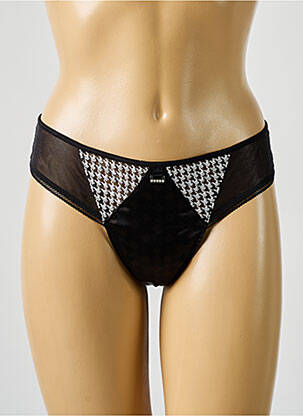 Tanga elasticitate negru WACOAL femeie