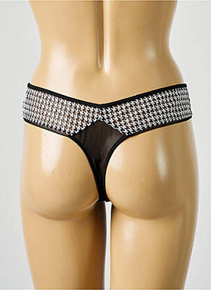 Tanga elasticitate negru WACOAL femeie