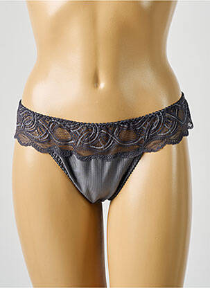 Tanga gri LEJABY femeie