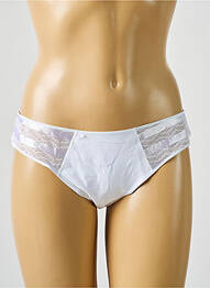 Chilot elasticitate alb LEJABY femme