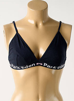Sutien fără armatură top triunghiuri negru EDEN PARK femeie