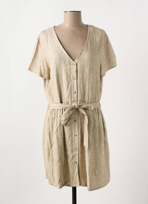 Rochie scurtă maro TEDDY SMITH femeie