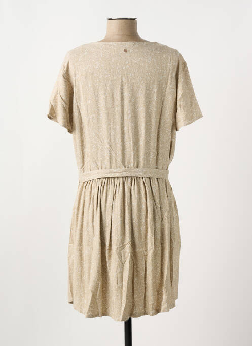 Rochie scurtă maro TEDDY SMITH femeie