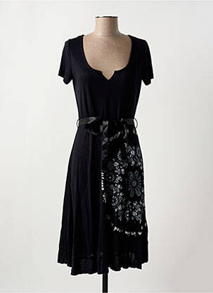 Rochie midi negru DESIGUAL femeie