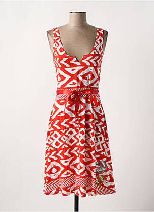 Rochie midi roșu DESIGUAL femeie