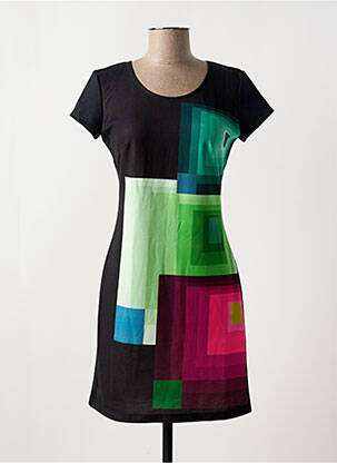 Rochie scurtă negru DESIGUAL femeie