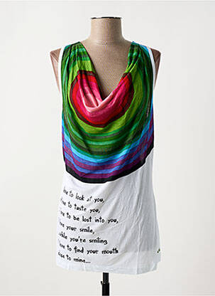 Maiou alb DESIGUAL femeie