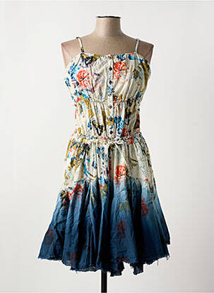 Rochie midi bej DESIGUAL femeie