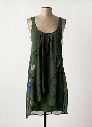 Rochie midi verde DESIGUAL femeie