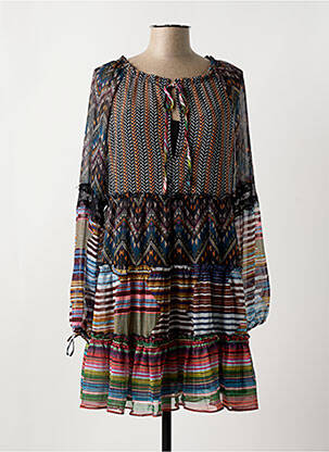 Rochie scurtă mâneci lungi mâneci lungi negru DESIGUAL femeie