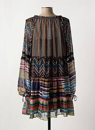 Rochie scurtă mâneci lungi mâneci lungi negru DESIGUAL femeie