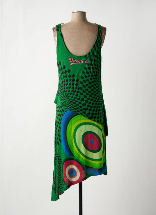Rochie midi verde DESIGUAL femeie
