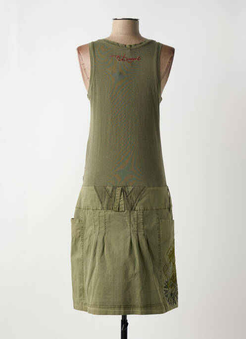 Rochie midi verde DESIGUAL femeie