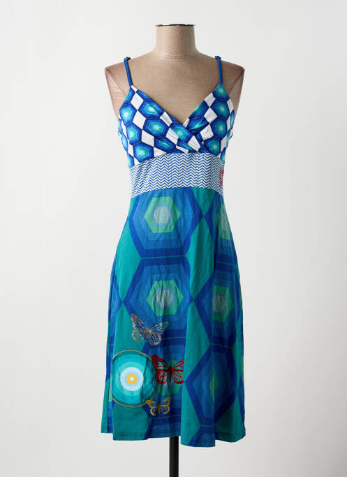 Rochie midi albastru DESIGUAL femeie