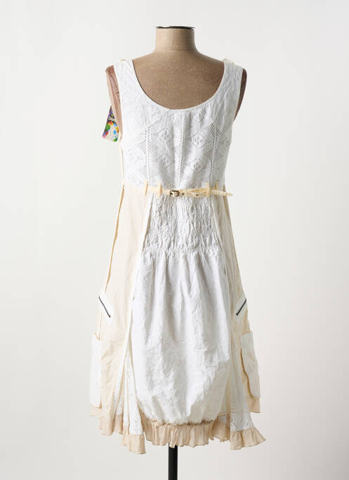 Rochie midi bej DESIGUAL femeie