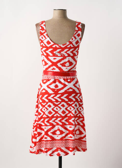 Rochie midi roșu DESIGUAL femeie