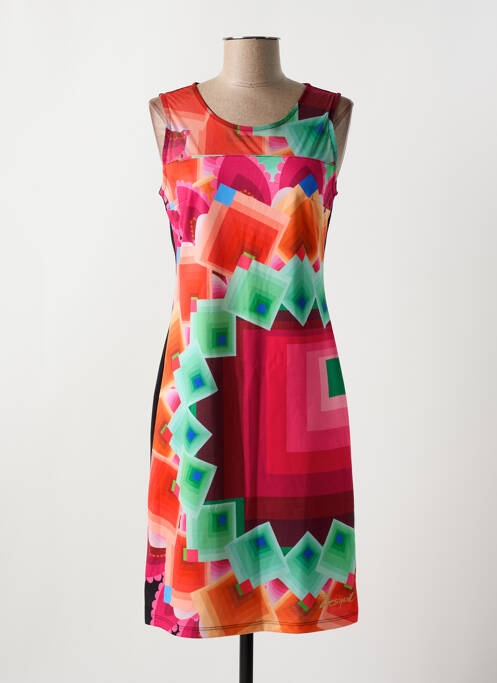 Rochie midi portocaliu DESIGUAL femeie