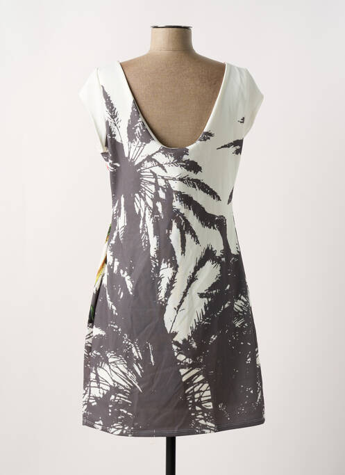 Rochie scurtă alb DESIGUAL femeie