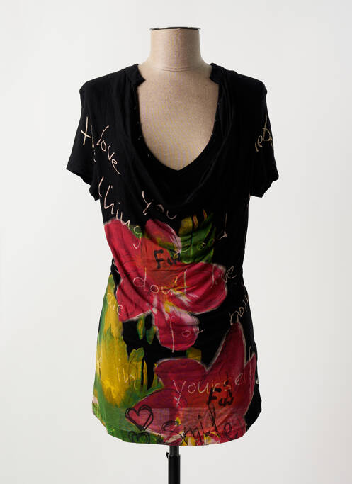 Tricou negru DESIGUAL femeie