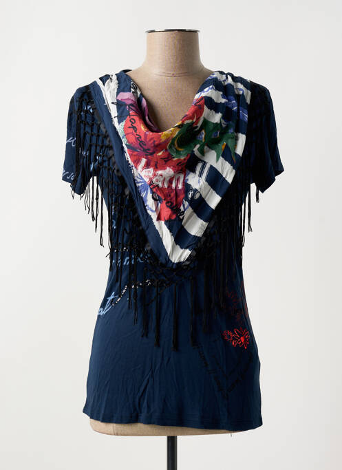 Tricou albastru DESIGUAL femeie