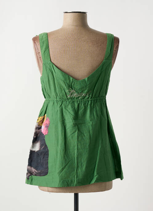 Top verde DESIGUAL femeie