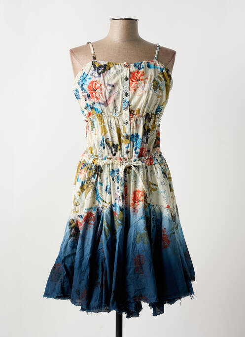 Rochie midi bej DESIGUAL femeie