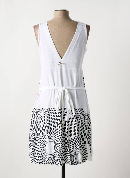 Rochie midi alb DESIGUAL femeie