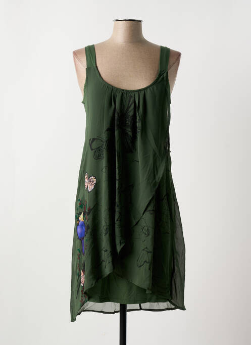 Rochie midi verde DESIGUAL femeie