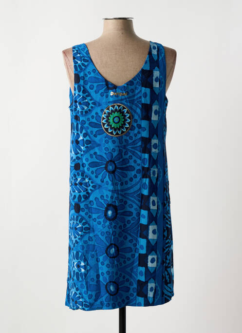 Rochie midi albastru DESIGUAL femeie