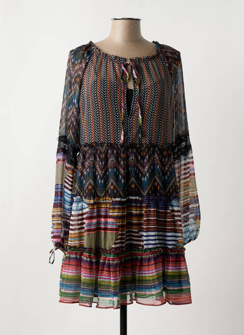 Rochie scurtă negru DESIGUAL femeie