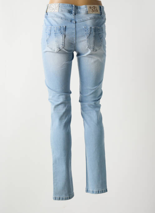 Blugi cu croială slim albastru DESIGUAL femeie