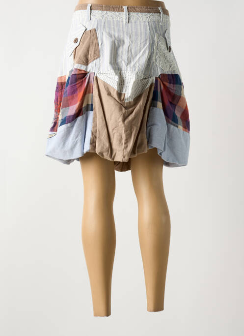 Fustă scurtă bej DESIGUAL femeie