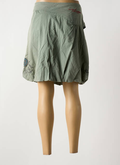 Fustă scurtă verde DESIGUAL femeie