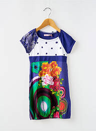 Rochie midi mâneci scurte mâneci scurte violet DESIGUAL fille