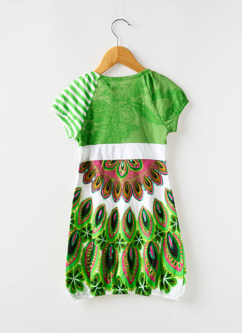 Rochie midi verde DESIGUAL fată