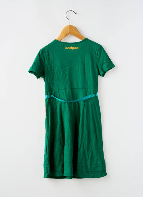 Rochie midi verde DESIGUAL fată